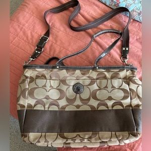 Coach laptop/large tote bag.